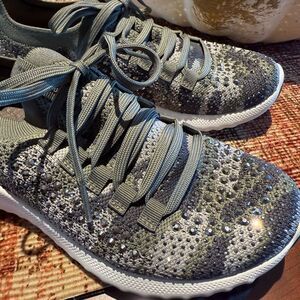 Aetrex | Shoes | Aetrexcarly Knit Womens Sneakers Embellished With ...